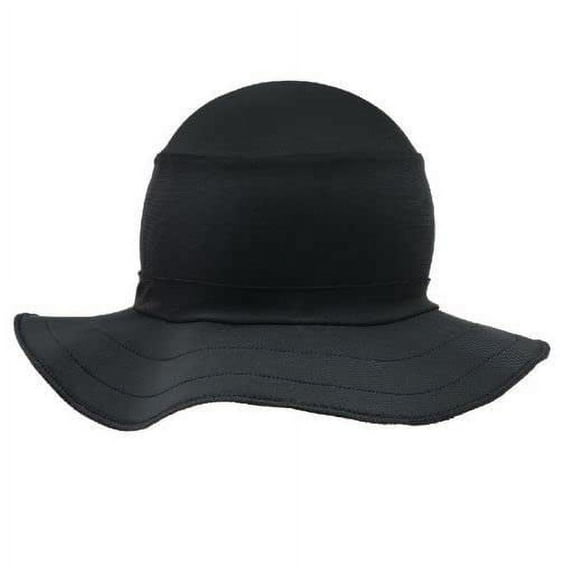 Swimlids Funky Bucket Hats for Men, Women, Kids & Baby - UPF 50+ Sun Protection Boonie Hats - Nylon & Spandex, Black, XL