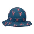 thumbnail image 1 of Swimlids Funky Bucket Hats for Men, Women, Kids & Baby - UPF 50+ Sun Protection Boonie Hats - Nylon & Spandex, Lobster, Large, 1 of 5