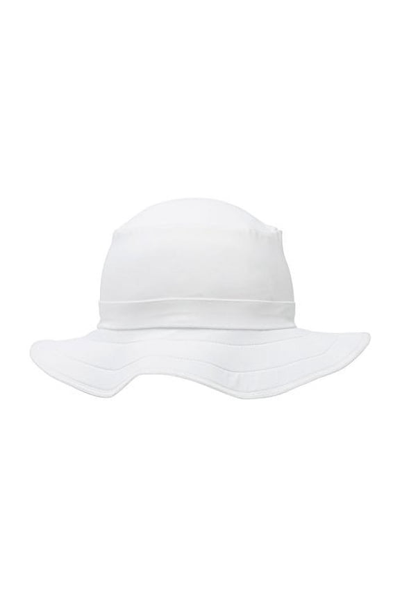 Funky Bucket Hats for Men, Women, Kids & Baby - UPF 50+ Sun Protection Boonie Hats - Nylon & Spandex, White, Large