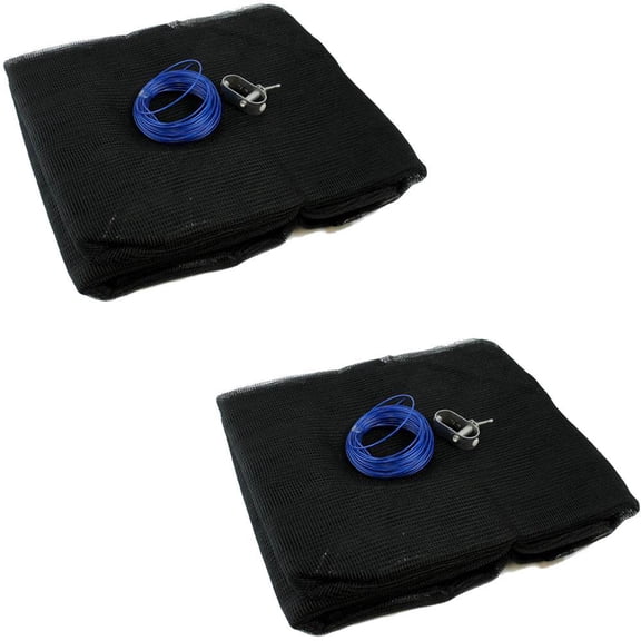 Swimline 12-Foot Above Ground Swimming Pool Leaf Net Top Cover, 15 Foot (2 Pack)