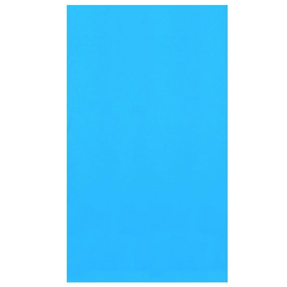 Swimline 15' Round Above Ground Swimming Pool Overlap Liner, Solid Blue