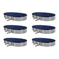 thumbnail image 1 of Swimline 15 x 30 Foot Oval Above Ground Swimming Pool Leaf Net Cover (6 Pack), 1 of 6