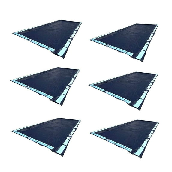 Swimline 20 x 40 Foot Winter Rectangular In Ground Swimming Pool Cover (6 Pack)