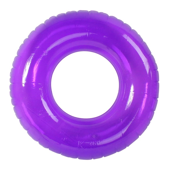 Swimline 30" Round Inflatable 1-Person Swim Ring Inner Tube Float - Purple