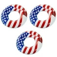 thumbnail image 1 of Swimline 36" Inflatable Patriotic American Flag Swimming Pool Float (3 Pack), 1 of 5