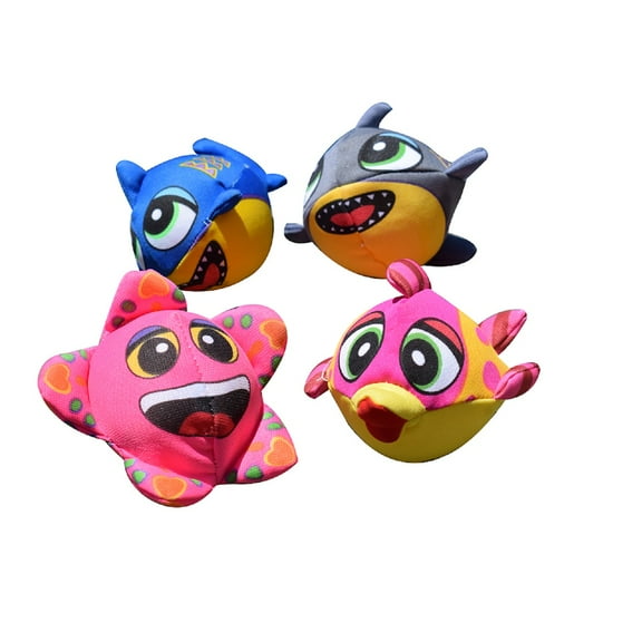 Swimline 5" Fish Splasher Bombs Swimming Pool Toys 4pc - Pink/Yellow