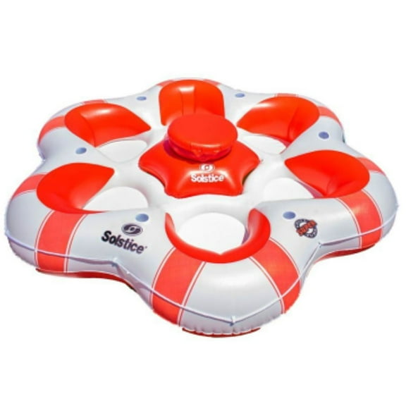 Swimline 6 Person Inflatable Island Swimming Pool Float - 8.25'