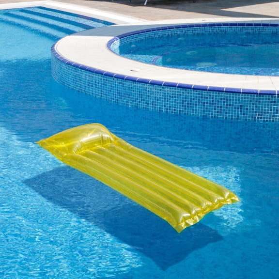 Swimline 72" Inflatable 1-Person Swimming Pool Air Mattress - Yellow