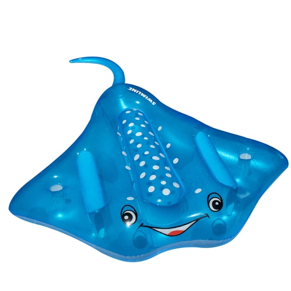 Swimline Manta Ray Ride-On Swimming Pool Inflatable Raft - 88"