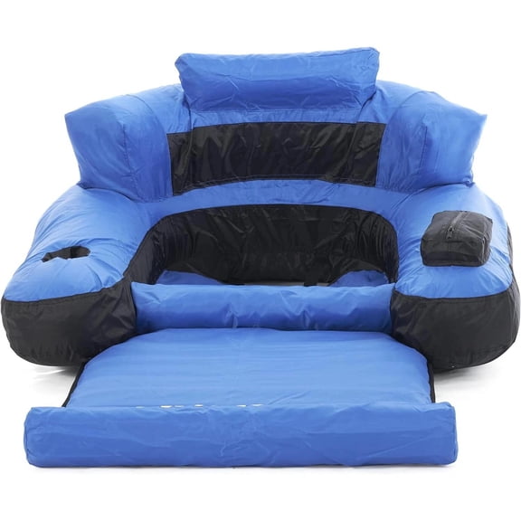 Swimline 9047 Ultimate Fabric Inflatable Tahoe Nylon Swimming Pool Lounge Float