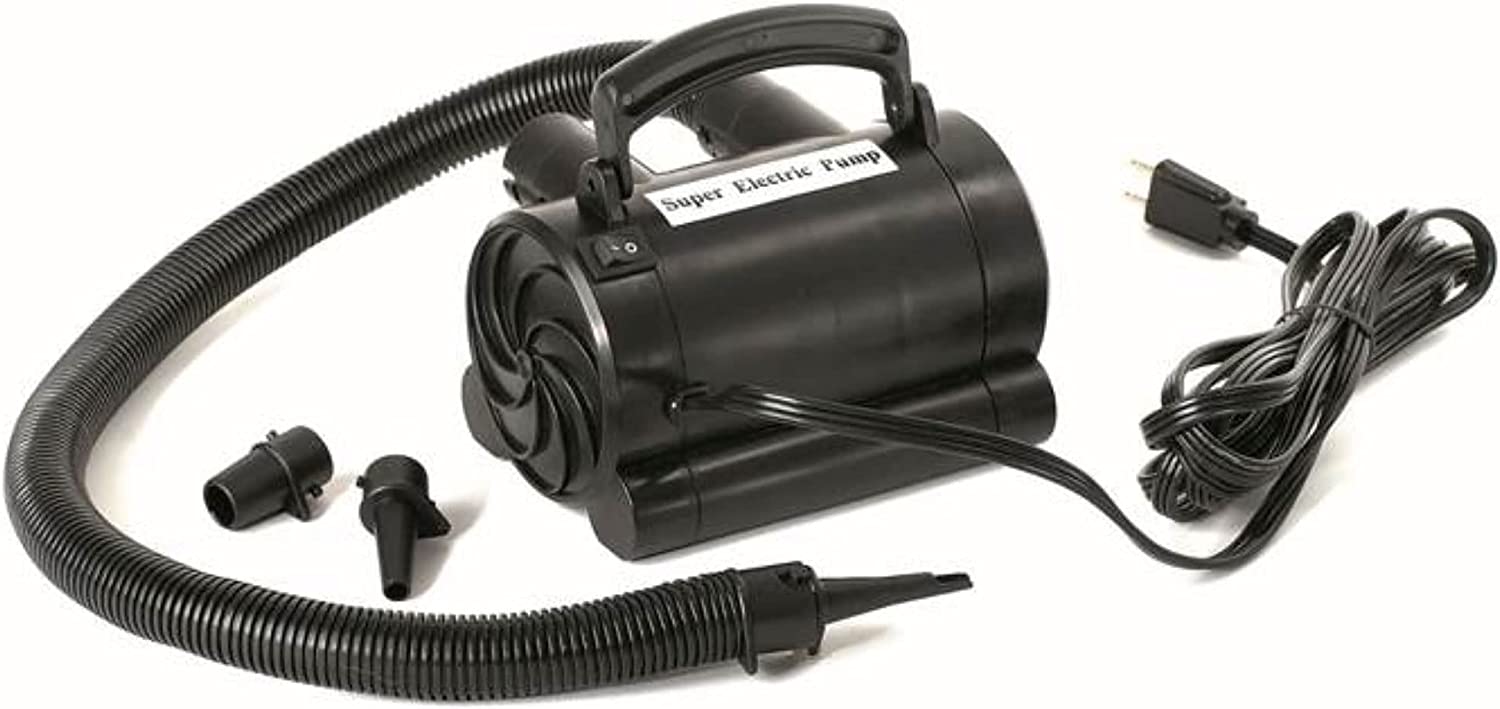 Swimline 9095 AC 120V Compatible Electric Air Pump with 3 Adapters