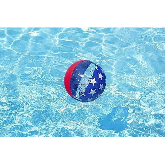 Swimline Americana Glitter Inflatable Pool Ball - one Size