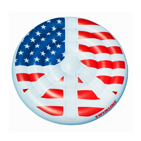Swimline - Americana Peace Sign Island