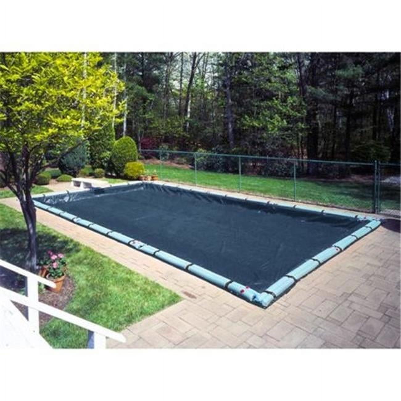Deluxe Blue Rectangular Winter Pool Cover for 12 x 24 ft Pool