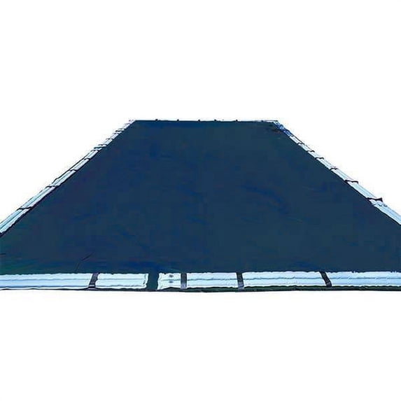 In The Swim Rectangle 16 x 24 Winter Cover for Inground Swimming Pools - Blue - Basic - Protects Your Pool from Harsh Winter Elements