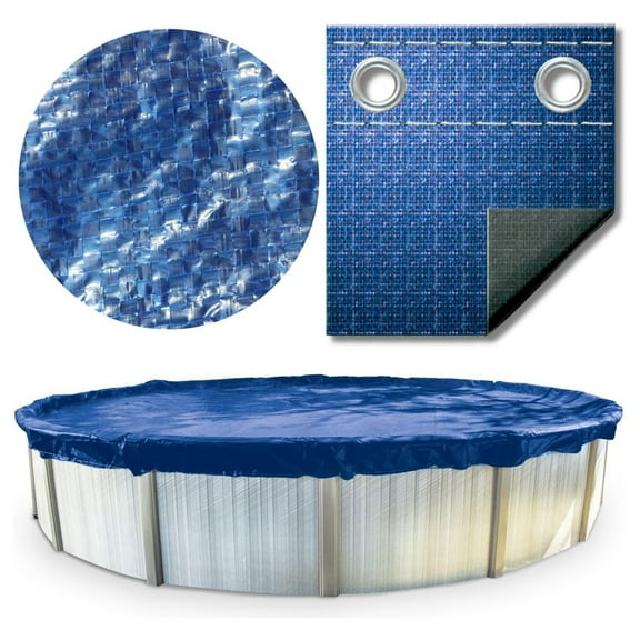 Swimline Hydrotools Super Guard Winter Pool Cover for 15 x 21 Ft Above Ground Oval Pools