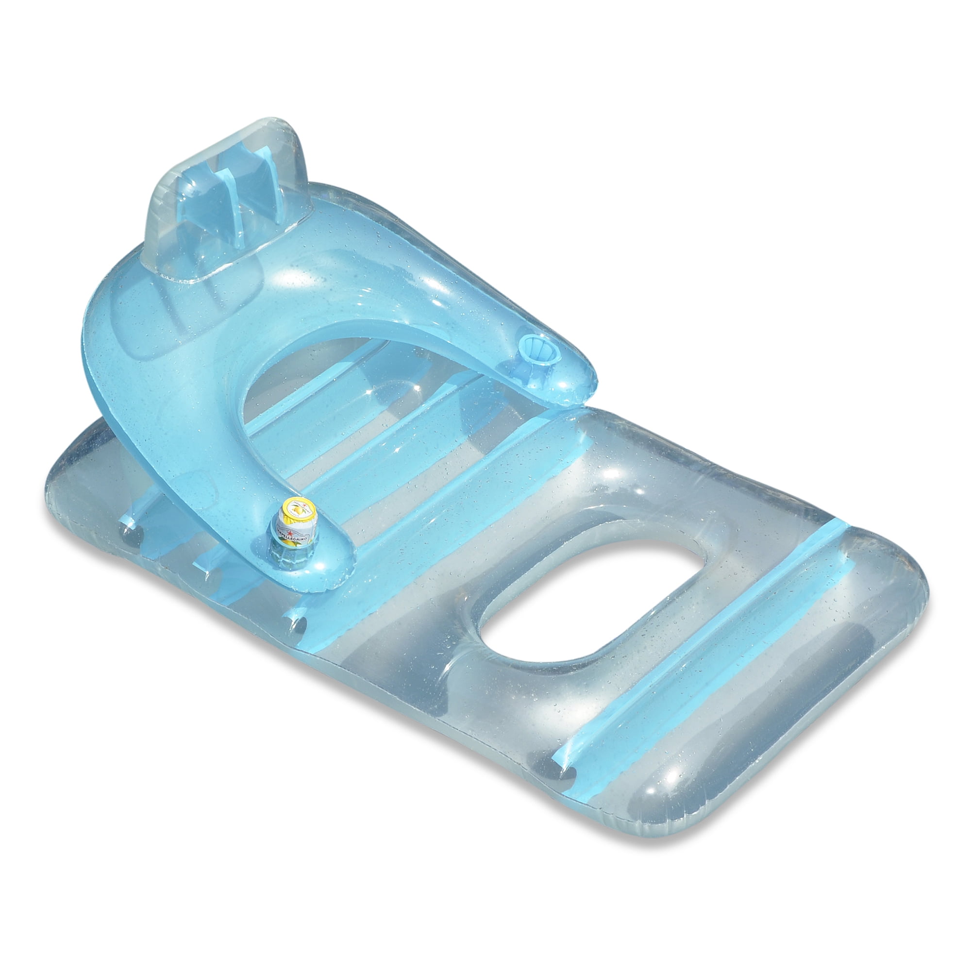 Swimline Deluxe Inflatable Pool Lounge Chair, Color Varies (Pink or Blue)
