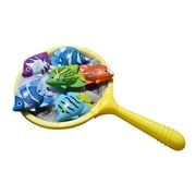SWIMLINE Dive Jellyfish Toys 6-Pack Weighted Catch And Retrieval Game For Swimming Pool & Bath Tub For Kids Multi Color Rings Underwater Dive Practice Education Learn