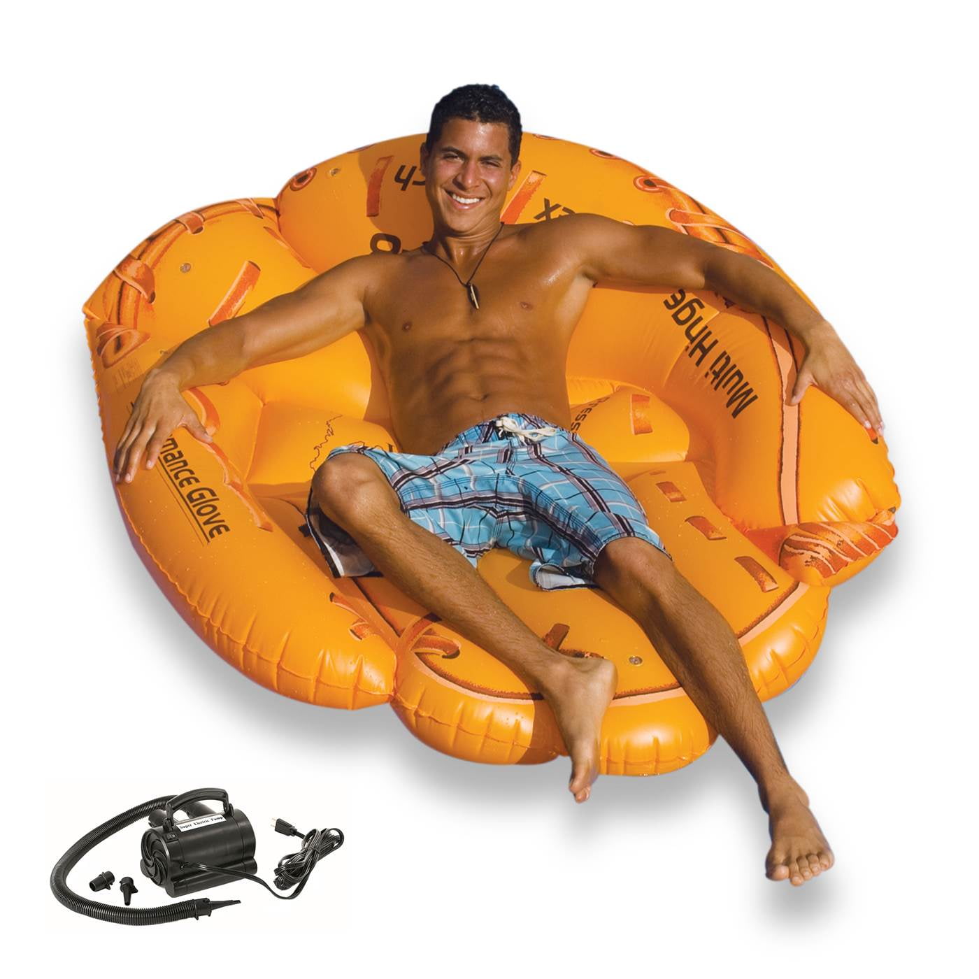 Swimline Giant Inflatable 62 Inch Baseball Glove Swimming Pool Float