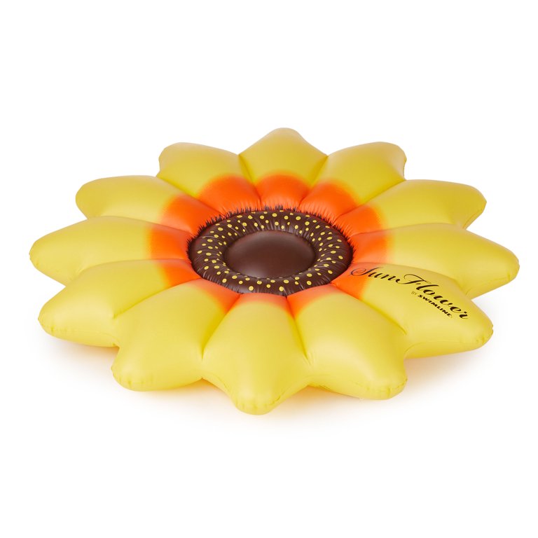 ひまわりフロート SWIMLINE SUNFLOWER  Amazon.com: PoolCandy Giant Inflatable Sunflower Island Pool