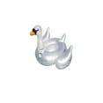 thumbnail image 1 of Swimline Giant Inflatable Transparent LED Light-Up Ride-On Swan Float | 90702, 1 of 6