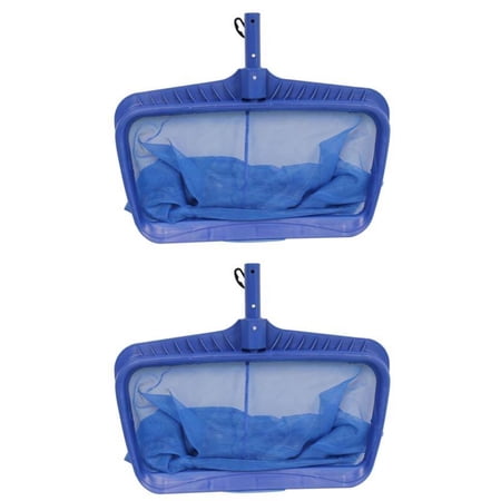 Swimline Hydro Tools Attachable Deep Bag Leaf Rake Pool Net, Blue (2 Pack)