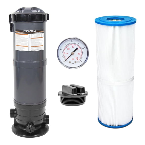 Swimline HydroTools 70 Square Foot Sure Flo Cartridge Pool Filter Tank