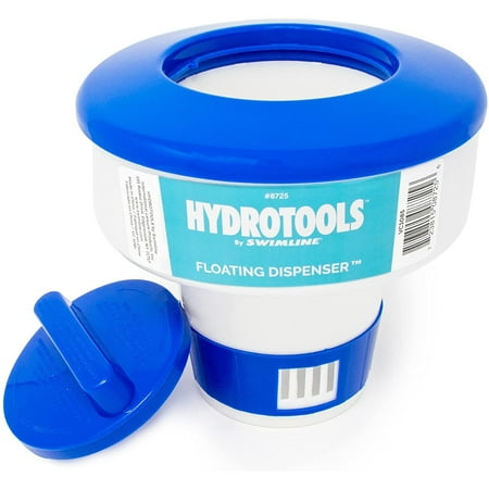 Swimline HydroTools 8725 Medium Capacity Adjustable Floating Chlorine Dispenser for 1 or 3 Inch Tablets