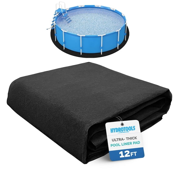 Swimline Hydrotools Above Ground Round Liner Pad, Pool Protector Mat, 12 Ft