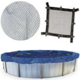 thumbnail image 1 of Open Box Swimline Hydrotools Leaf Net Winter Pool Cover for 18 Ft Above Ground Round Pools, 1 of 7