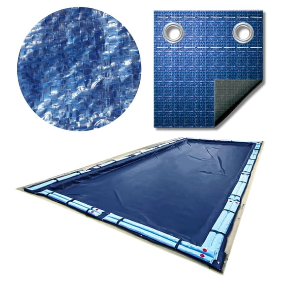 Open Box Swimline Hydrotools Super Guard Winter Cover for 12 x 24 Ft Above Ground Rectangle Pools