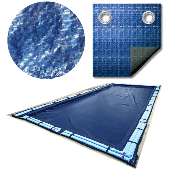 Swimline Hydrotools Super Guard Winter Cover for 20 x 36 Ft Above Ground Rectangle Pools
