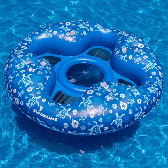 Swimline Inflatable 4 Person Tropical Pool Lounger - 85"