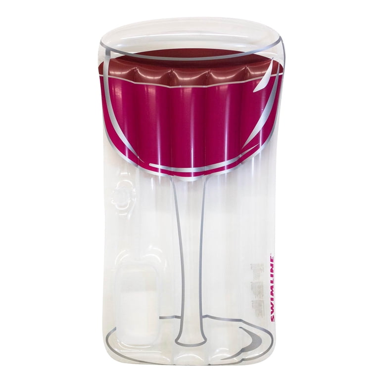 Swimline Inflatable Glass of Red Wine Raft Float Mat for Swimming Pool or  Beach - Walmart.com