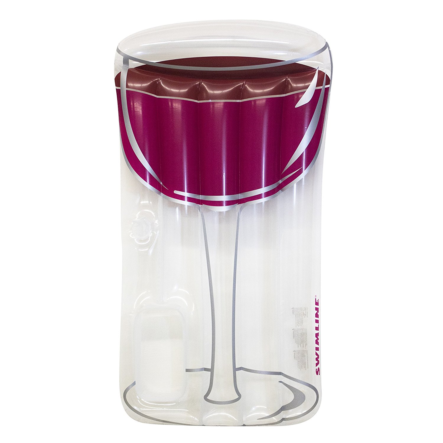 Swimline Inflatable Glass of Red Wine Raft Float Mat for Swimming Pool ...