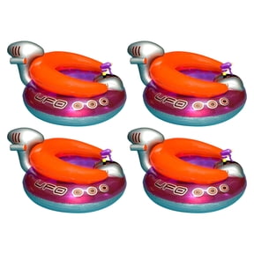 Swimline Inflatable UFO Lounge Chair Pool Float with Squirt Gun, (4 Pack)