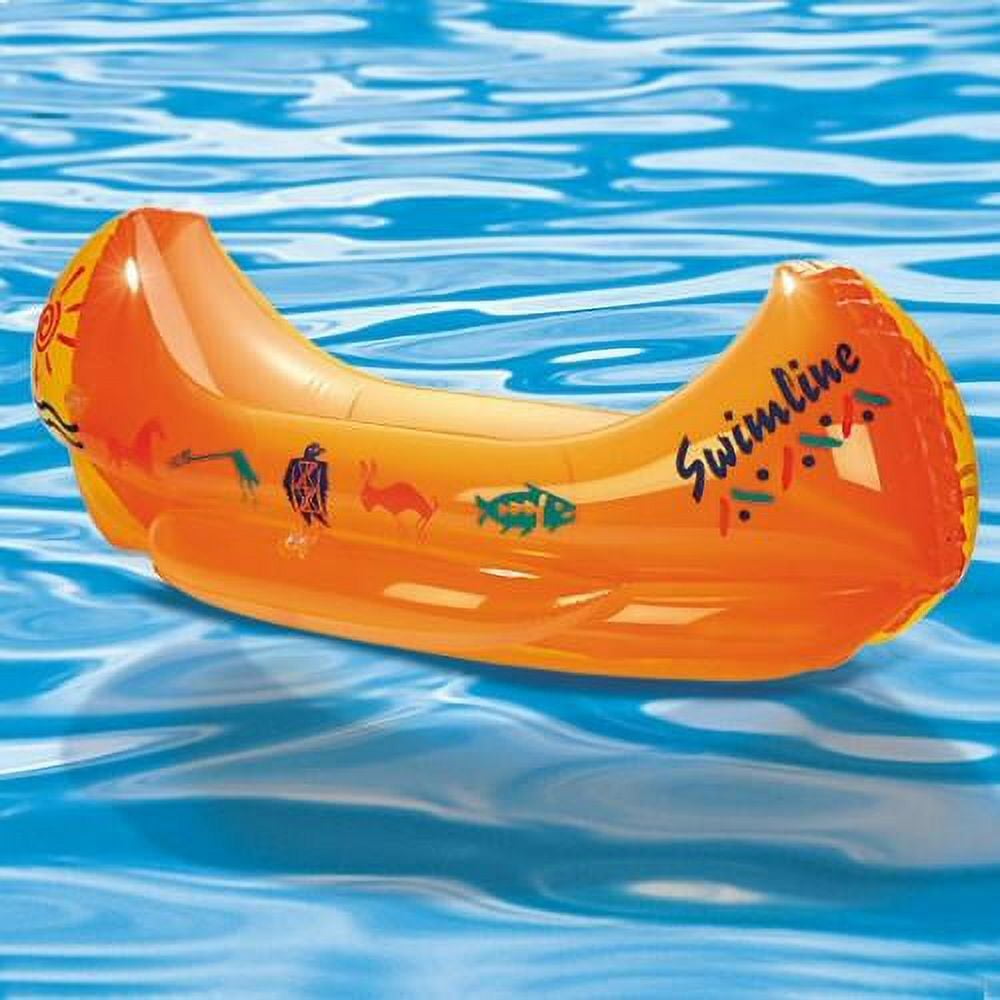 Swimline Kiddie Canoe Inflatable Rideon Swimming Pool Toy