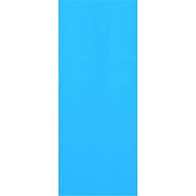 Swimline LI124820 12 ft. 48 & 52 in. D Round Above Ground Swimming Pool & Blue Overlap Liner