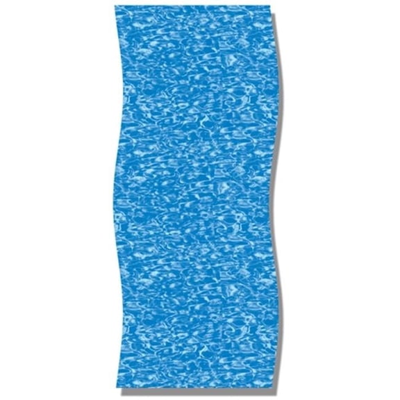Swimline Overlap 16' x 32' Oval All Swirl 72 in. Expandable Depth Above Ground Pool Liner, 20 Mil LI1632XXLASO