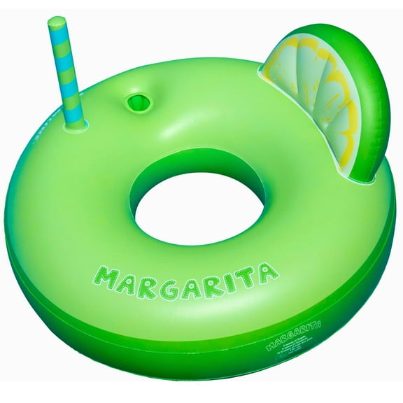 Swimline Margarita Ring Pool Inflatable Ride-On, Green