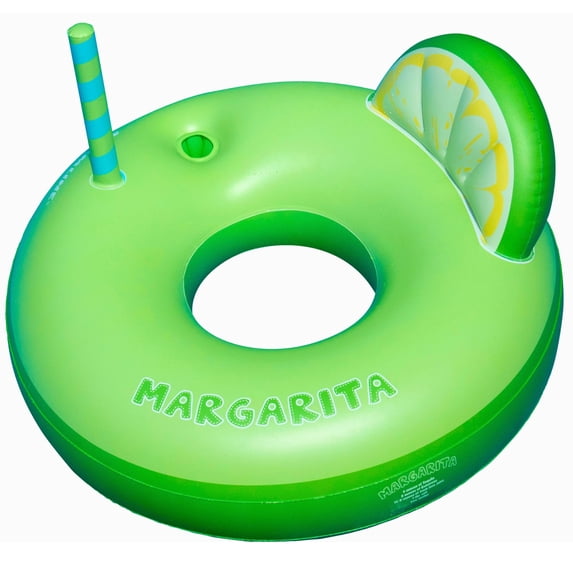 Swimline Margarita Ring Pool Inflatable Ride-On, Green