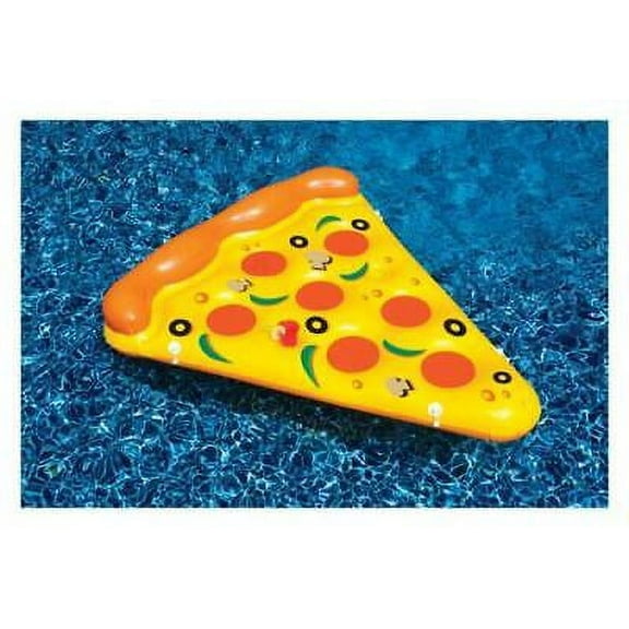 Swimline Multicolored Vinyl Inflatable Pizza Slice Pool Float