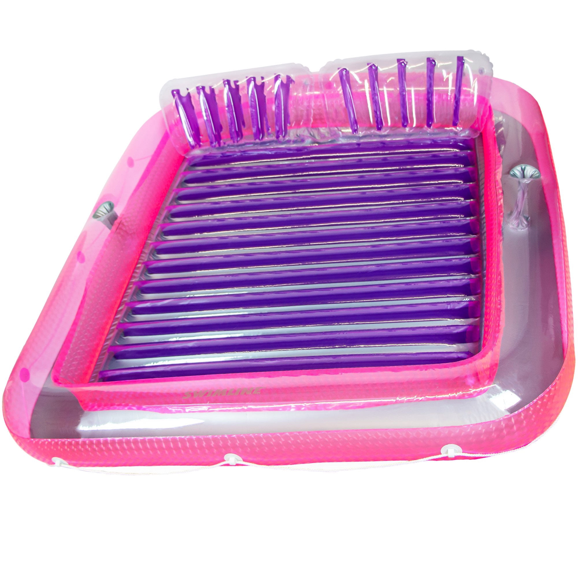 XL Pink and Purple Inflatable Suntan Tub Lounger