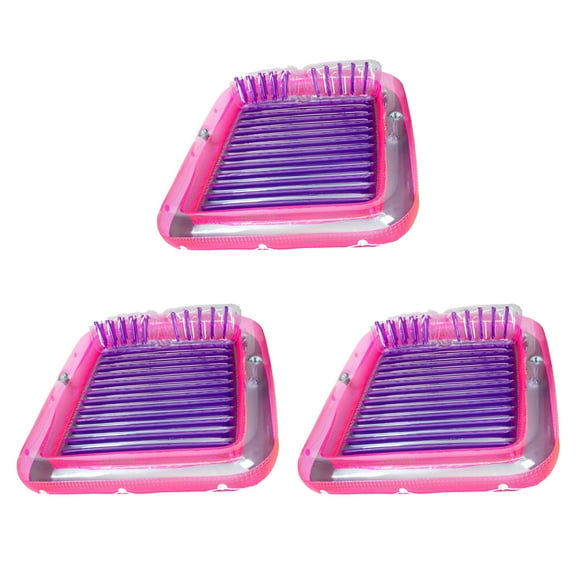 Swimline Original XL Suntan Tub Outdoor Water Float, Pink/Purple (3 Pack)