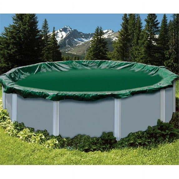 Swimline Hydrotools Ripstopper Winter Pool Cover for 16 x 25 Ft Above Ground Oval Pools