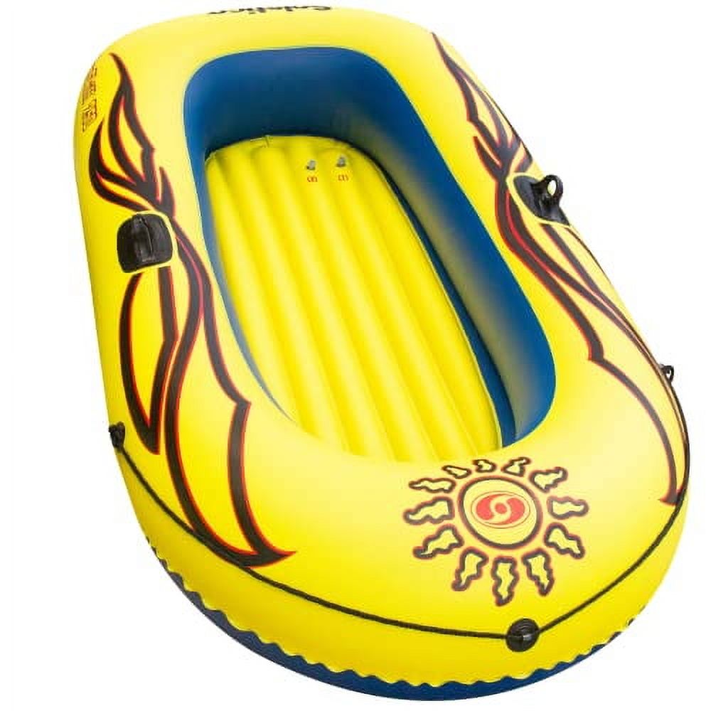 Swimline SOLSTICE 2-Person 6 ft Inflatable Raft with Pole Oar Holders