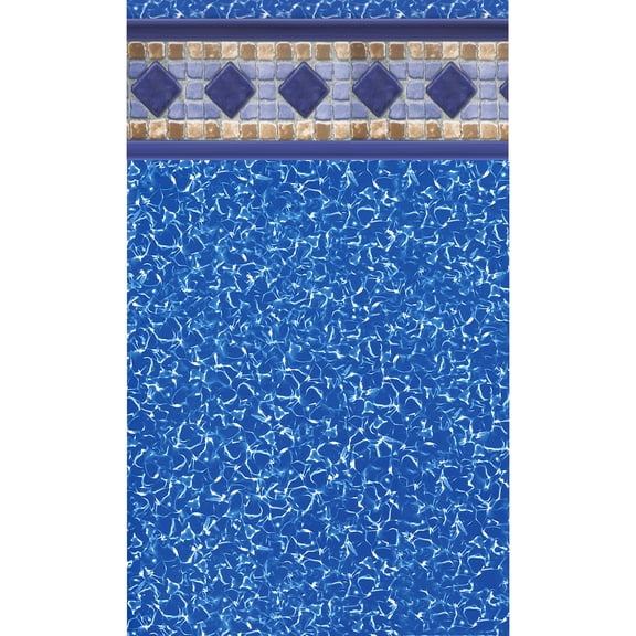 Swimline Sarasota Tile Oval Heavy Gauge Unibead Liner - 54-in