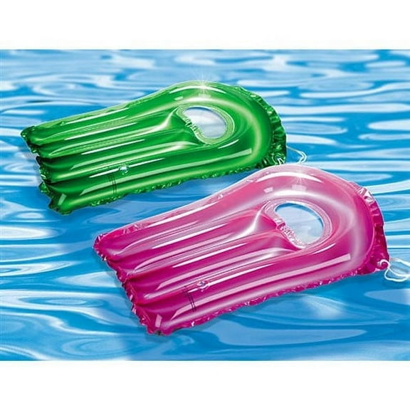 Swimline Sturdy See-Thru Surf Rider Pool Float Colors May Vary, 30" x 22"