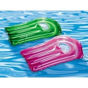Swimline Sturdy See-Thru Surf Rider Pool Float Colors May Vary, 30" x 22"
