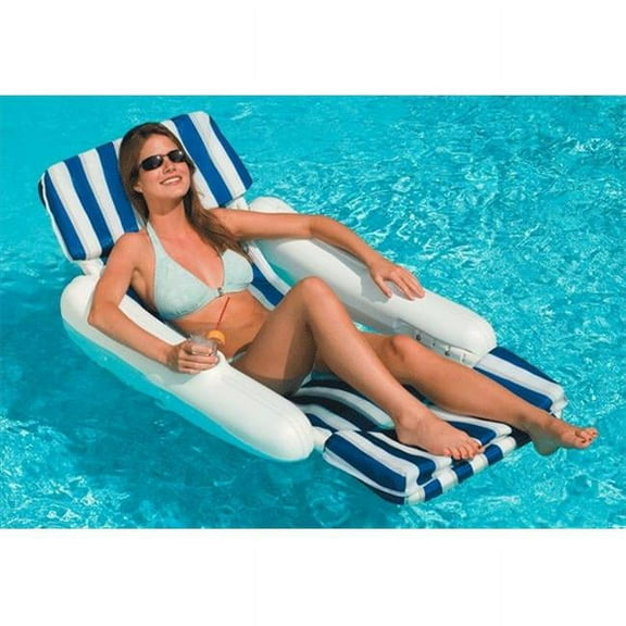 Swimline SunChaser Padded Luxury Lounge - White - 32.0in. x 50.0in.